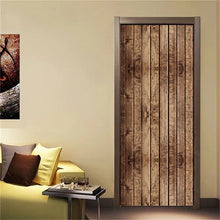 Load image into Gallery viewer, Multiple Size 3D Door Stickers Waterproof PVC Self Adhesive Wallpaper For Doors Peel and Stick DIY Wood Bedroom Refurbish Decals
